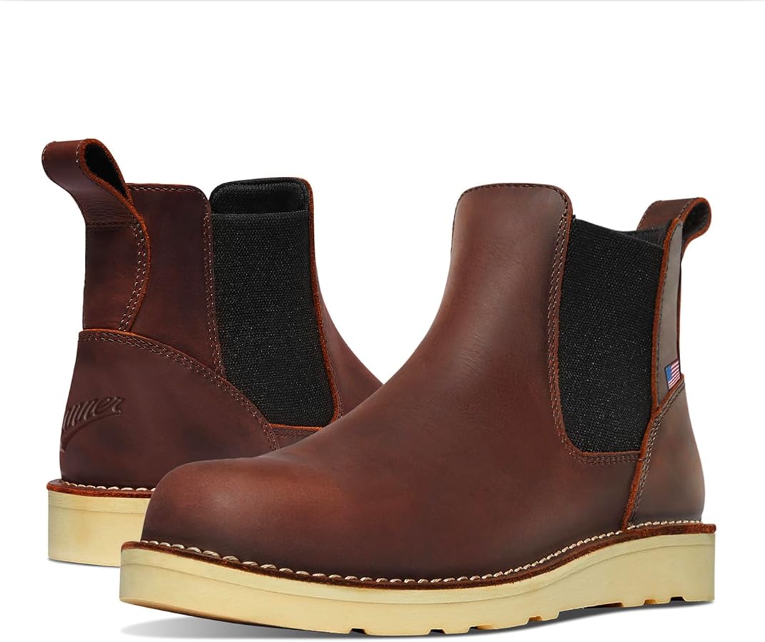 Danner Bull Run Chelsea Steel Toe Work Boot by Danner - American Made