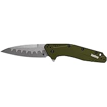 Kershaw Dividend 1812OLCB Composite Blade Olive Aluminum by Kershaw - American Made