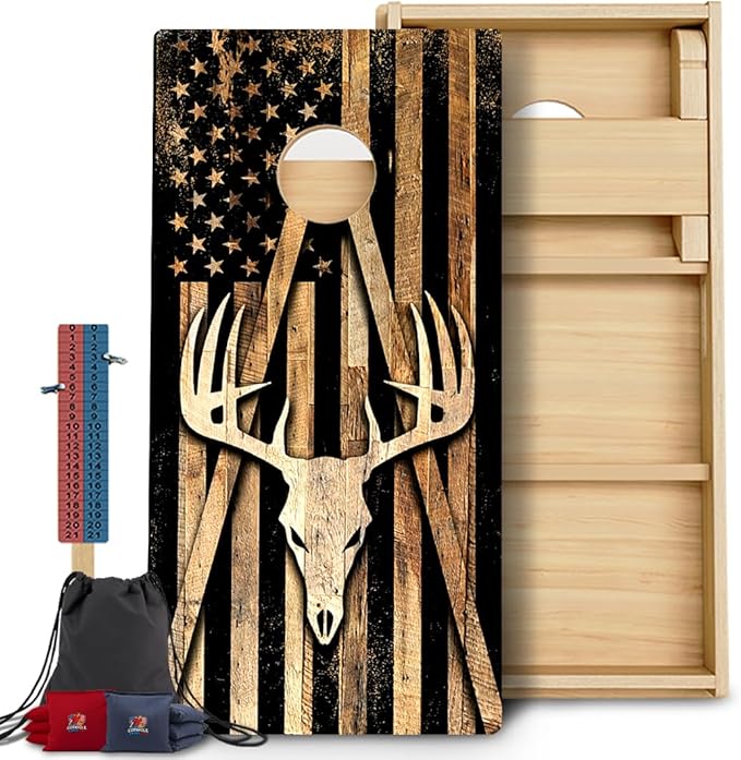 CornholeGamesUSA Pro Cornhole Boards Set 3/4 Baltic Birch Regulation 2x4 by CornholeGamesUSA - American Made