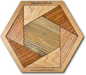 Creative Crafthouse The Shutter Puzzle 7-Piece by Creative Crafthouse - American Made