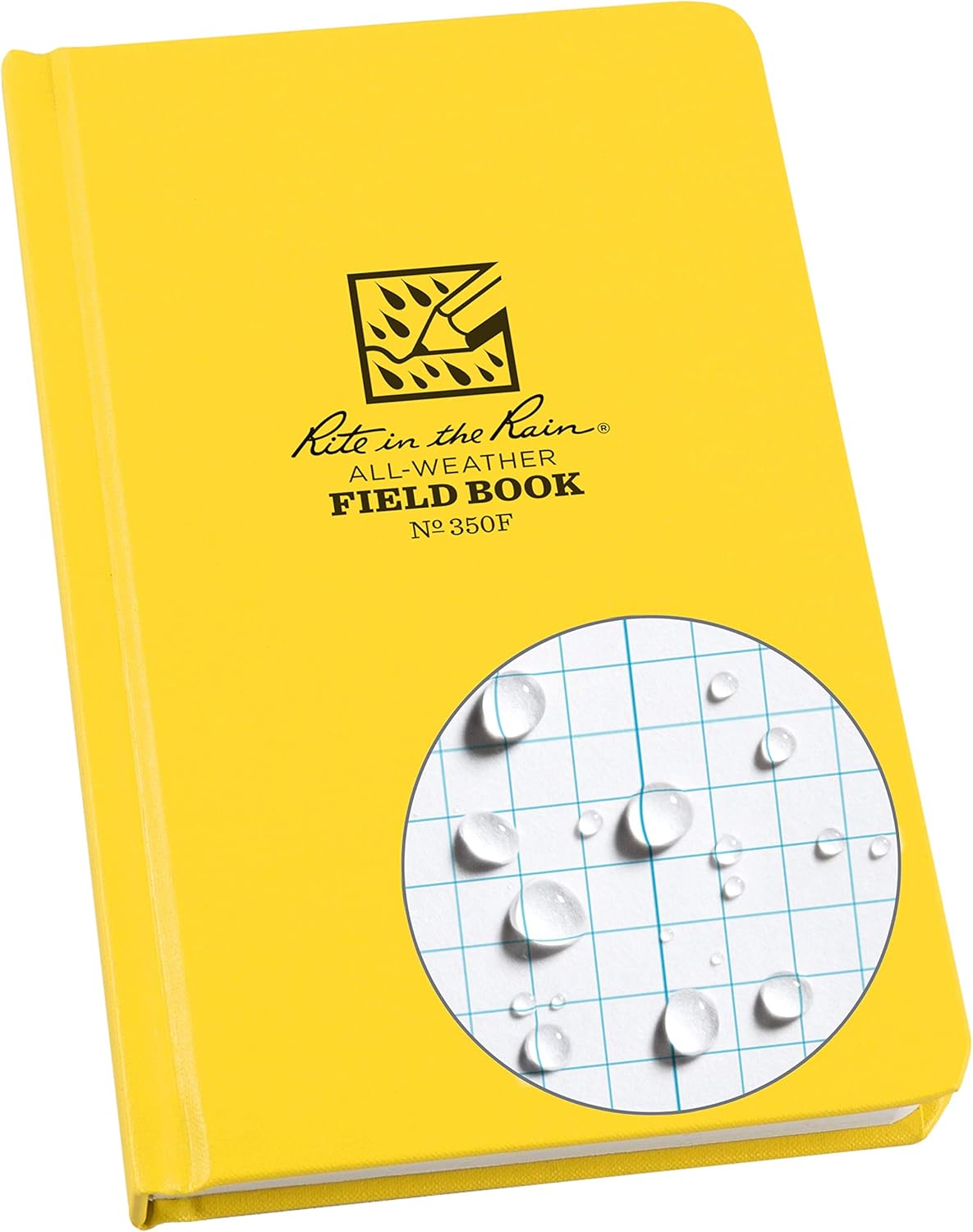 Rite in the Rain All-Weather Field Book No. 350F Yellow 4.625x7 by Rite in the Rain - American Made