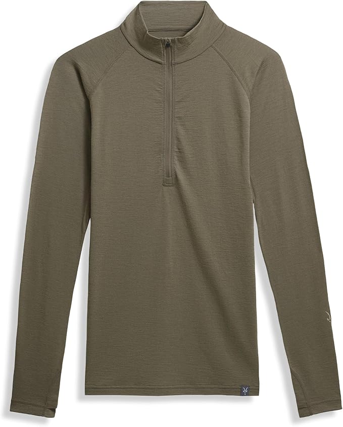 IBEX Woolies Pro Tech 1/4 Zip Merino Wool Shirt for Men by Ibex Clothing - American Made