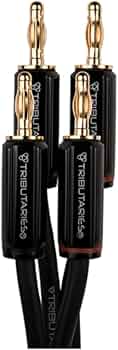 Tributaries Series 4 Banana Speaker Cable 10 Foot by Tributaries - American Made