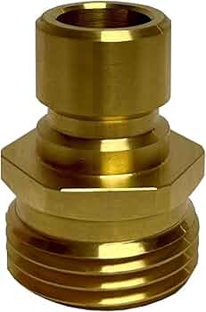 Orrco Brass Garden Hose Quick Connector Male End Made in USA by Orrco - American Made