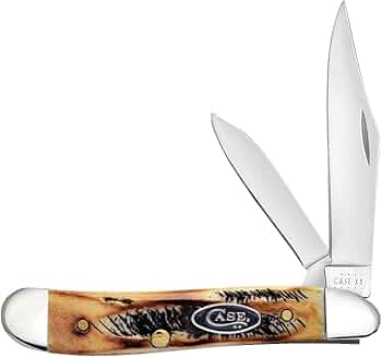 Case XX WR Pocket Knife Peanut, Bone Handle by W.R. Case & Sons - American Made