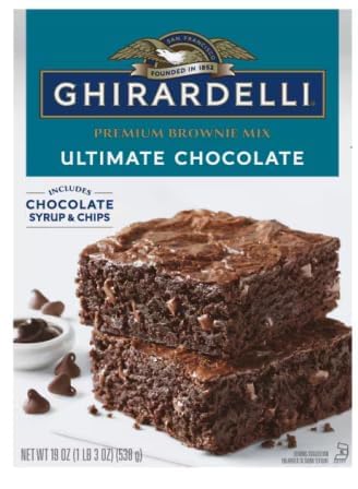 Ghirardelli Ultimate Chocolate Premium Brownie Mix 19oz by Ghirardelli - American Made