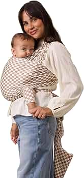 Solly Baby Wrap Carrier, Fern Chequer by Solly Baby - American Made