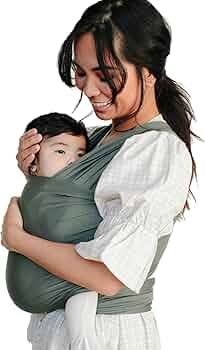 Solly Baby Wrap Carrier, Basil by Solly Baby - American Made