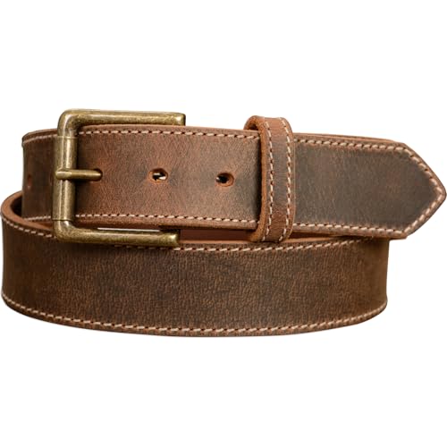 Bullhide Belts Mens Leather Belt 1.5 in by BullhideBelts.com - American Made