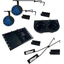 OTTER Outdoors Universal Hub Accessory Pack Multi Shelf Dual Cup Holder Dual Rod Holder by Otter Outdoors - American Made