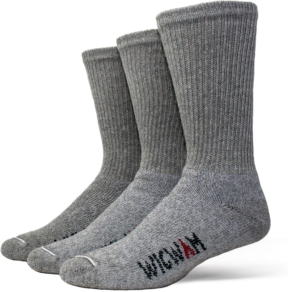 Wigwam King Cotton Heavyweight Crew Socks 3-Pack by Wigwam - American Made
