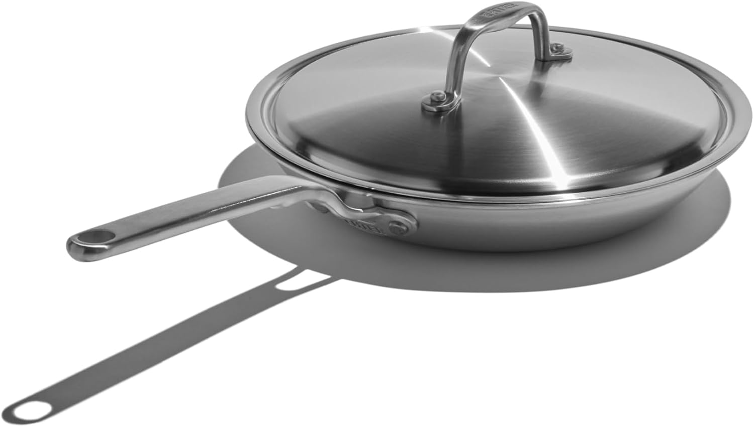 Heritage Steel Eater Series 10.5-Inch Frying Pan with Lid by Heritage Steel - American Made