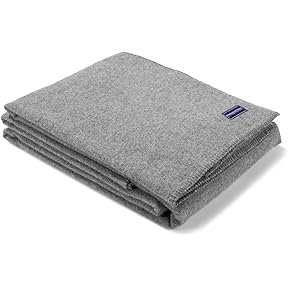 Faribault Mill Pure & Simple Satin Wool Blanket Twin by Faribault Woolen Mill - American Made