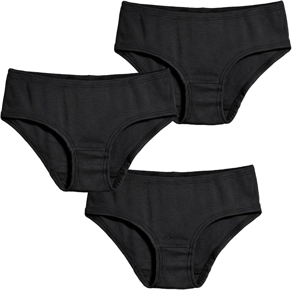 City Threads Girls Soft Briefs Underwear Cotton 3-Pack Sensory Friendly SPD by City Threads - American Made