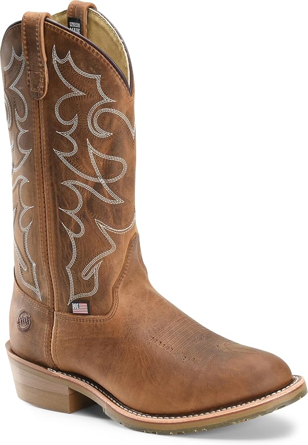 Double-H Men's Harness Logger Boot Steel Toe by Double-H Boots - American Made