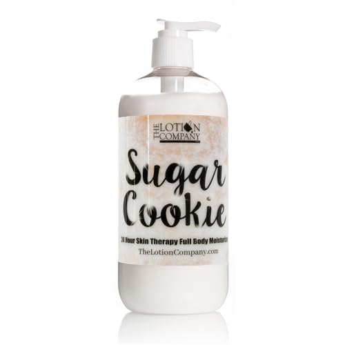 The Lotion Company 24 Hour Skin Therapy Lotion – Sugar Cookie Scented Full Body Moisturizer, Paraben Free, w/A by The Lotion Company - American Made