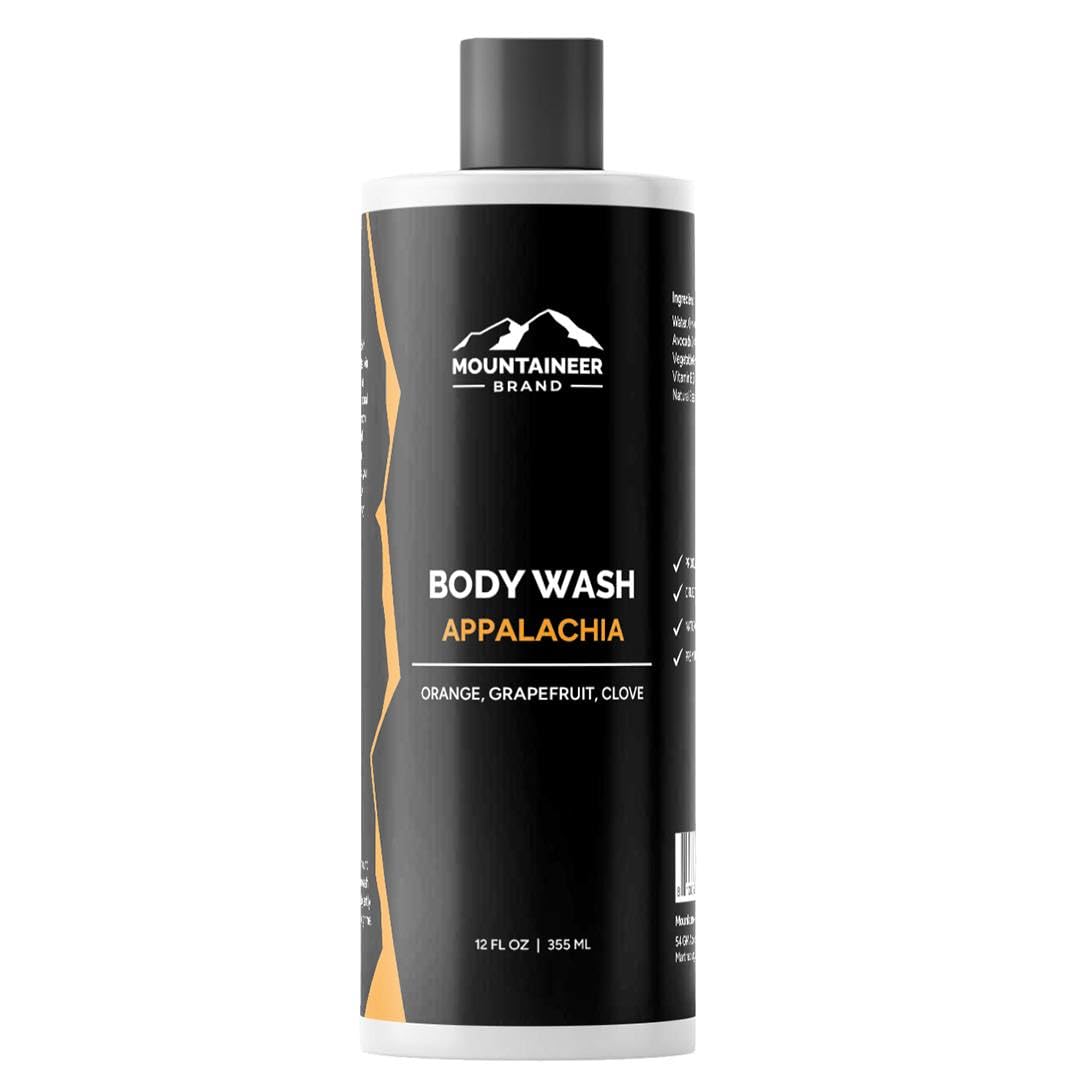 Mountaineer Brand Body Wash for Men, Appalachia Scent 12oz by Mountaineer Brand - American Made
