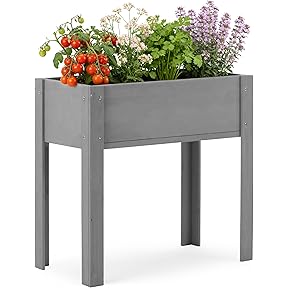 Gronomics Cedar Raised Garden Bed 34x34x19 by Gronomics - American Made