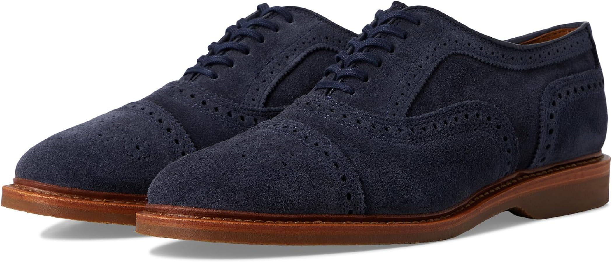 Allen Edmonds Men's Strand Verse Oxford Navy Suede by Allen Edmonds - American Made