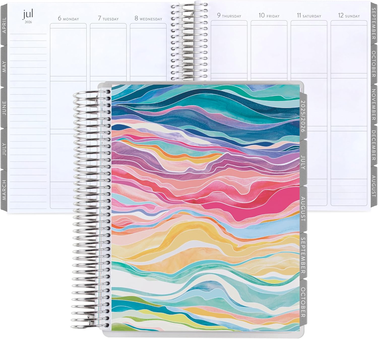 Erin Condren 7x9 Coiled Life Planner 18-Month by Erin Condren - American Made