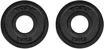 York Barbell Cast Iron Olympic Weight Plates Pairs 2.5-10 lb by York Barbell - American Made