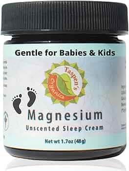 Taspen's Organics Magnesium Unscented Sleep Cream, 1.7oz by Taspen's Organics - American Made
