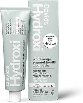 Davids Hydroxi Nano Hydroxyapatite Whitening Toothpaste 4 oz by Davids - American Made