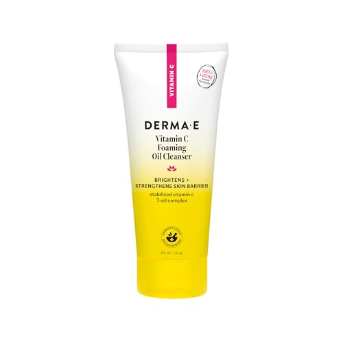 Derma E Vitamin C Foaming Oil Cleanser 6 Fl Oz by Derma E - American Made