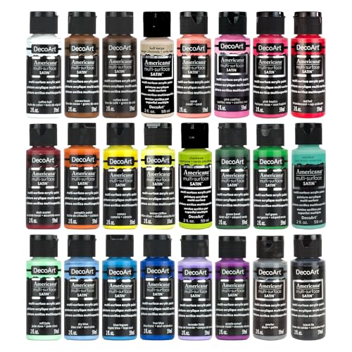 DecoArt Americana Multi-Surface Satin Paint Set by DecoArt - American Made