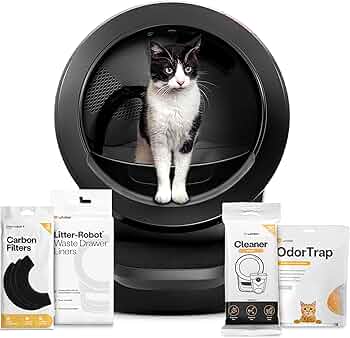 Whisker Litter-Robot 4 Self-Cleaning WiFi-Enabled Cat Litter Box by Whisker - American Made