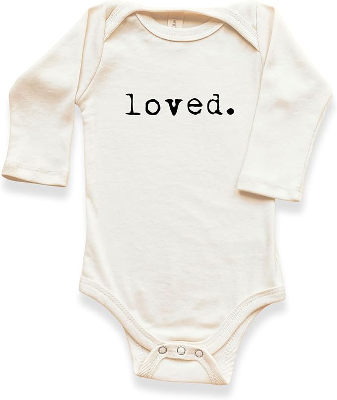 Tenth & Pine Organic Cotton Baby Bodysuit, Long Sleeve Infant One-Piece, Made in USA by Tenth & Pine - American Made