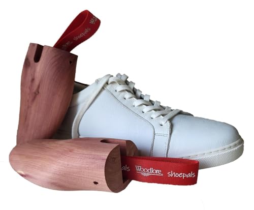 Woodlore Cedar Sneaker Crease Protectors - Premium USA Red Cedar, Fits Men’s 5-12, Anti-Crease Shields for Jor by Woodlore - American Made