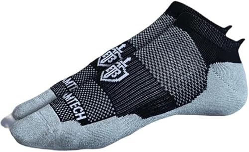 BAMTECH Men’s Low-Cut Athletic Socks, Moisture-Wicking, Odor-Resistant, Soft Durable Performance Socks for Run by Bamtech - American Made