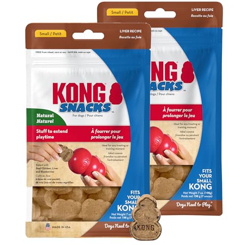 KONG Snacks Liver Recipe Dog Treats Small by KONG - American Made