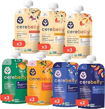 Cerebelly Organic Baby Food Variety Pack 18-Count by Cerebelly - American Made