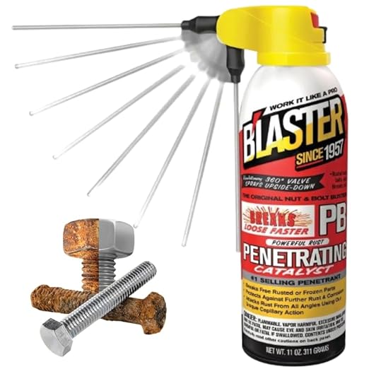 PB Blaster Penetrating Catalyst with PowerStraw 11oz by PB Blaster - American Made