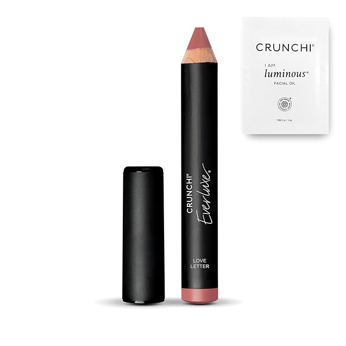 Crunchi Everluxe Lip Crayon Plastic-Free EWG Verified by Crunchi - American Made