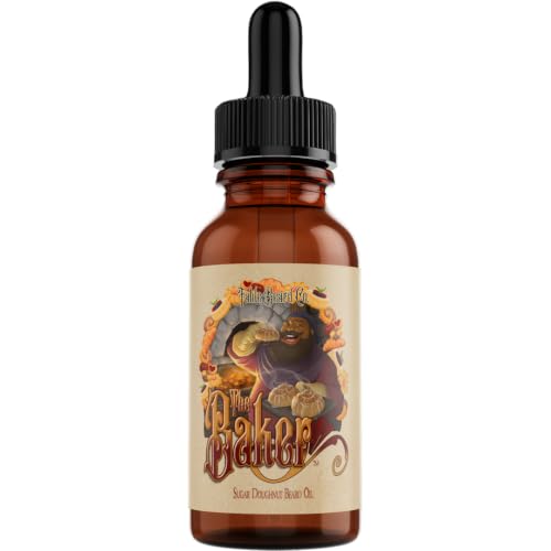 Fable Beard Co. Beard Oil - The Baker, Fresh Doughnuts, Warm Vanilla Sugar & Cinnamon Spice, Natural Beard Oil by Fable Beard Co. - American Made