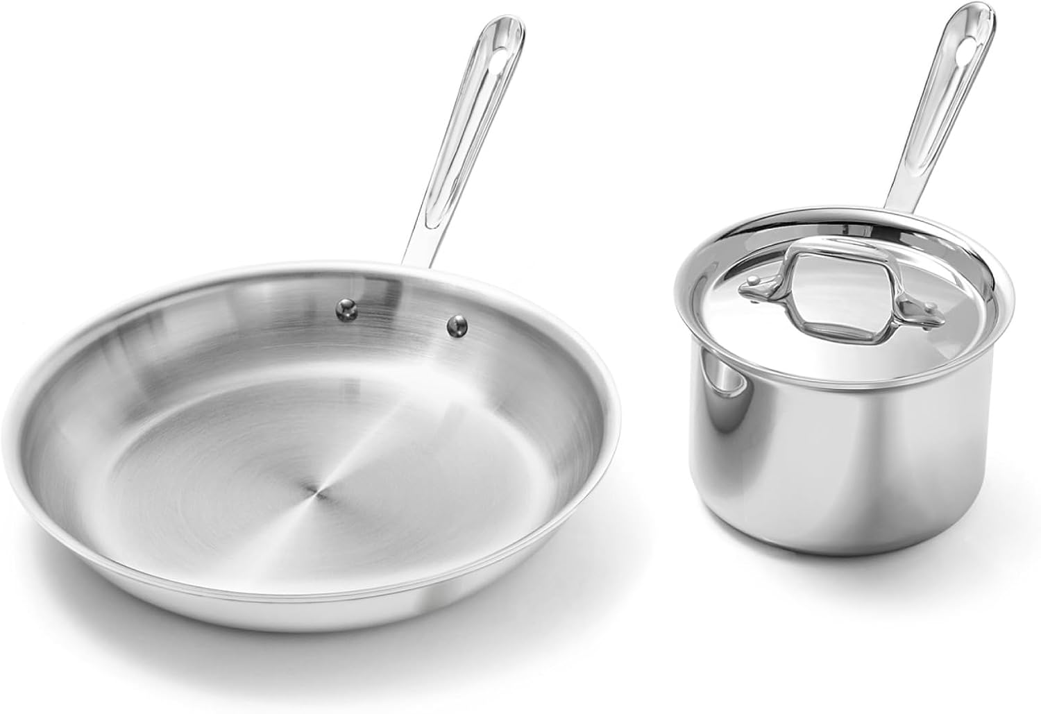 All-Clad D3 Stainless Steel 3-Piece Cookware Set by All-Clad - American Made