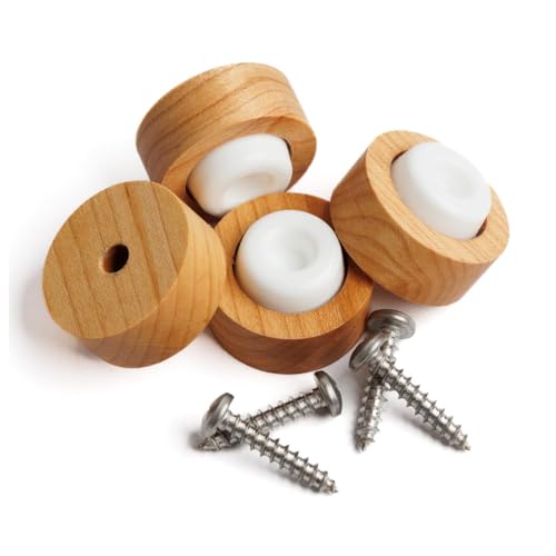 The Boardsmith Handmade Wood Cutting Board Feet with Stainless Steel Screws - Elevate Your Cutting Board with by The Boardsmith - American Made