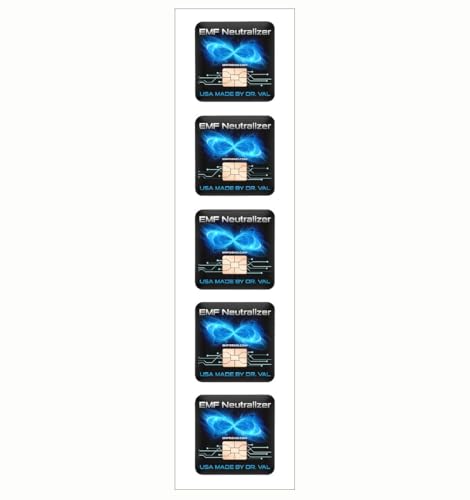 Original EMF Neutralizer Trusted Since 2015, Laptops & Tablets - Created By Dr. Valerie Nelson - 5 Pack by Dr. Valerie Nelson - American Made
