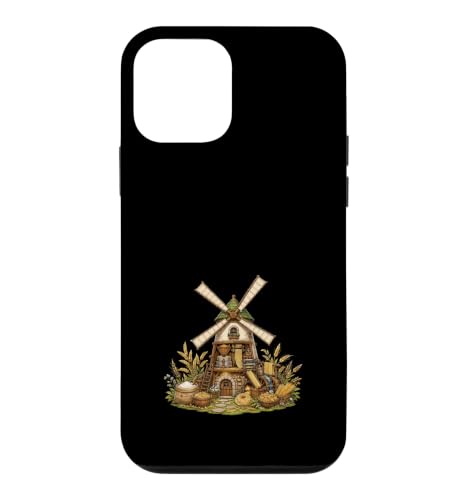 Vintage Windmill Flour Mill Wheat Harvest Case for iPhone 12 mini by Harvest & Mill - American Made