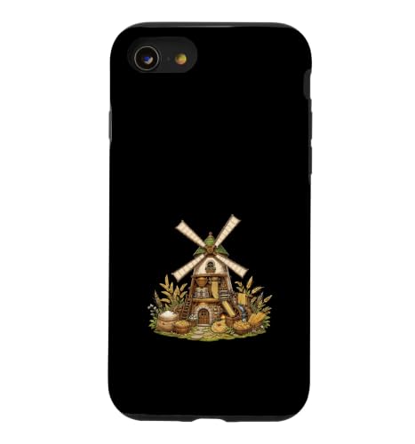 Vintage Windmill Flour Mill Wheat Harvest Case for iPhone SE (2020) / 7/8 by Harvest & Mill - American Made