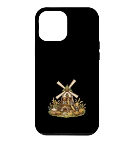 Vintage Windmill Flour Mill Wheat Harvest Case for iPhone 12 Pro Max by Harvest & Mill - American Made