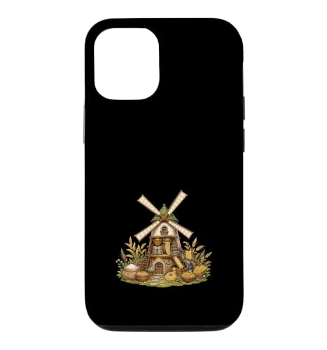 Vintage Windmill Flour Mill Wheat Harvest Case for iPhone 12/12 Pro by Harvest & Mill - American Made