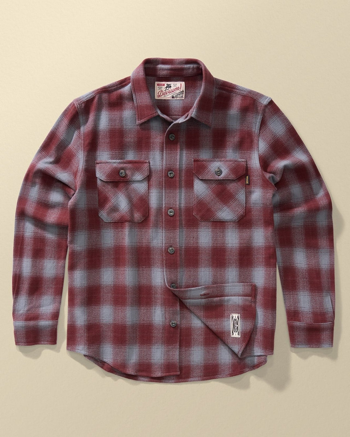 Devium Boca Long Sleeve Flannel Shirt by Devium - American Made